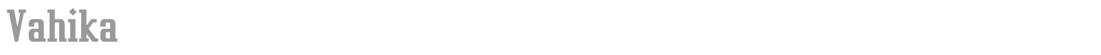 Vahika font preview
